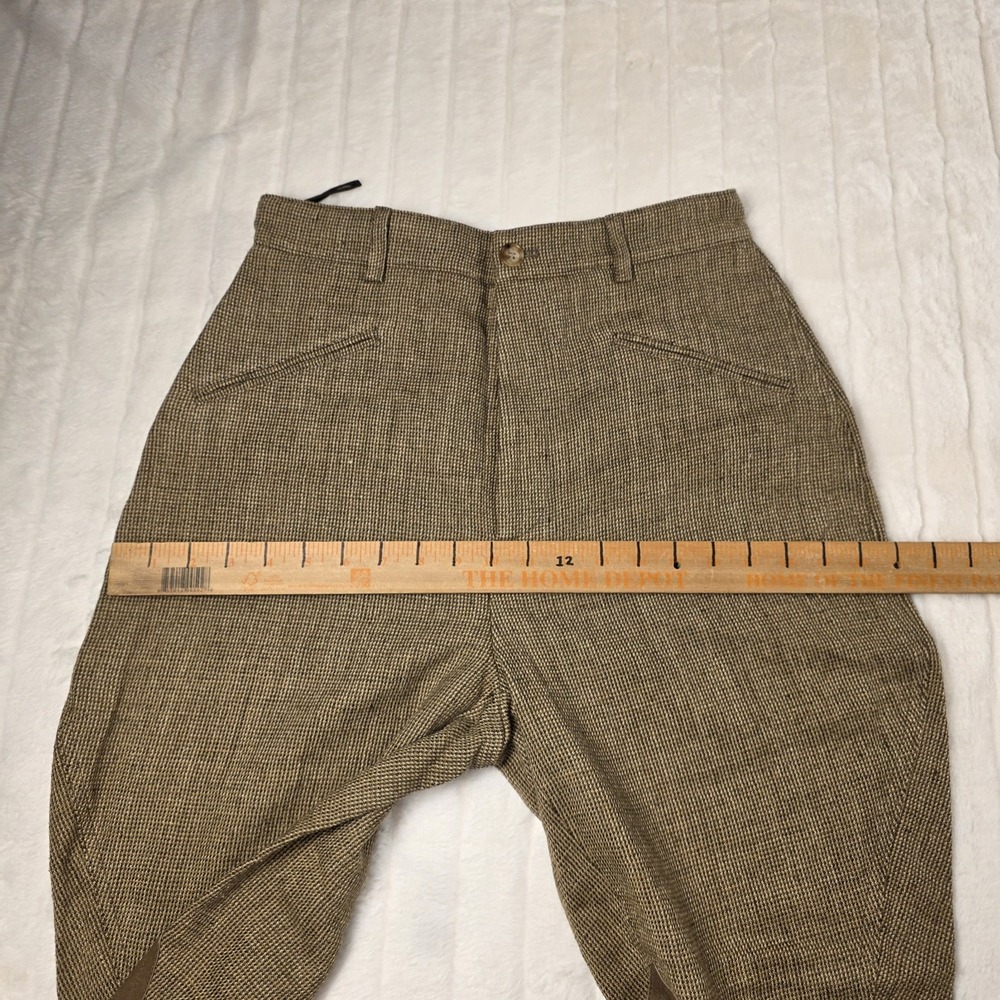 Ralph Lauren Purple‎ Label Owens Tick Weave Jodhpur Pants Womens 10 $1290 - Picture 8 of 12